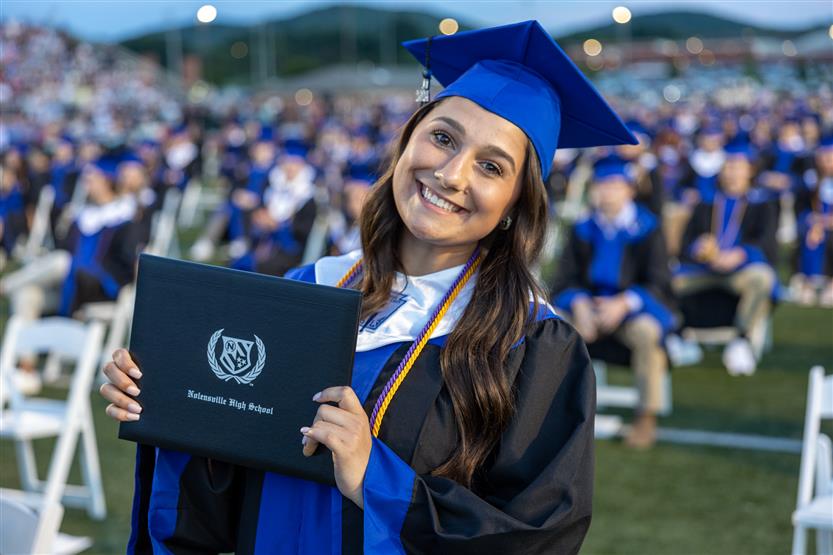 Students celebrate graduating